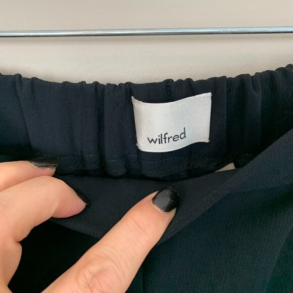 Aritizia Wilfred Trouser Darontal Pants Black Ankle Size 2 - Picture 3 of 9